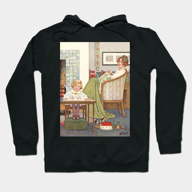 His Book by Millicent Sowerby Hoodie by vintage-art